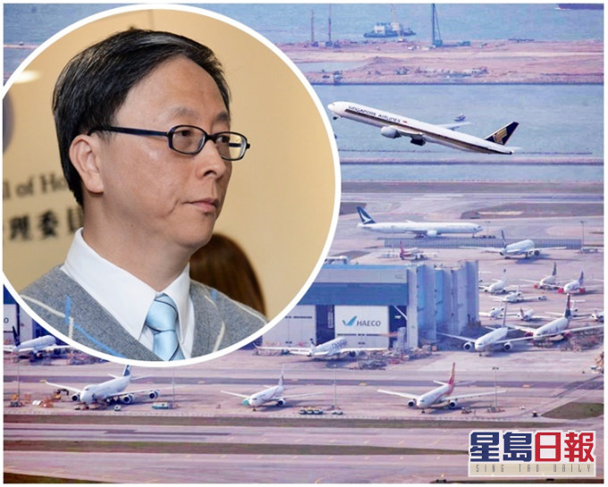 何栢良(小圖)認為本港的外防輸入措施也應與時並進,把關應更加嚴謹。資料圖片