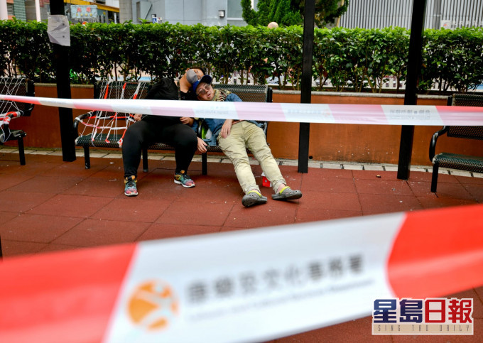 康文署封閉各區遊樂設施。資料圖片