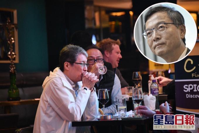 林正财(小图)倡政府暂停酒吧营业及婚宴举行。 资料图片