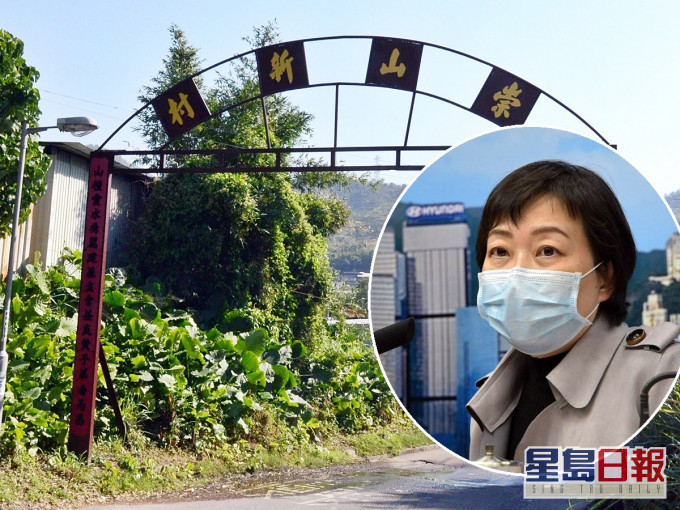 張竹君(小圖)提及今年首宗本地登革熱患者,居元朗崇山新村。