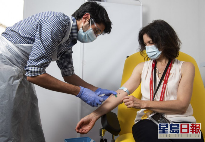 牛津大學疫苗測試存在變數。AP資料圖片