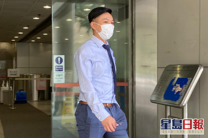 被告梁彦中。 张旭珊摄