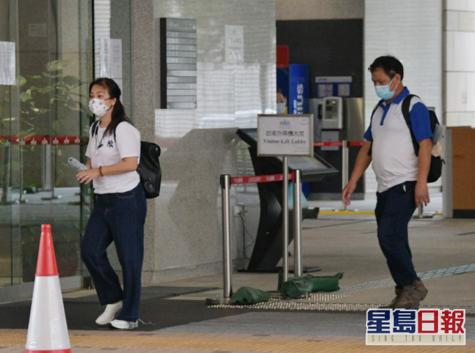 死者胞弟女友蔡肖仪(左);死者胞弟王志明(右)。