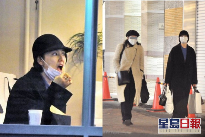 
長澤正美被拍到與友人結伴行街兼飲飲食食，看來心情好了很多。
