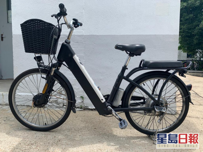 涉事电动单车。图:警方提供