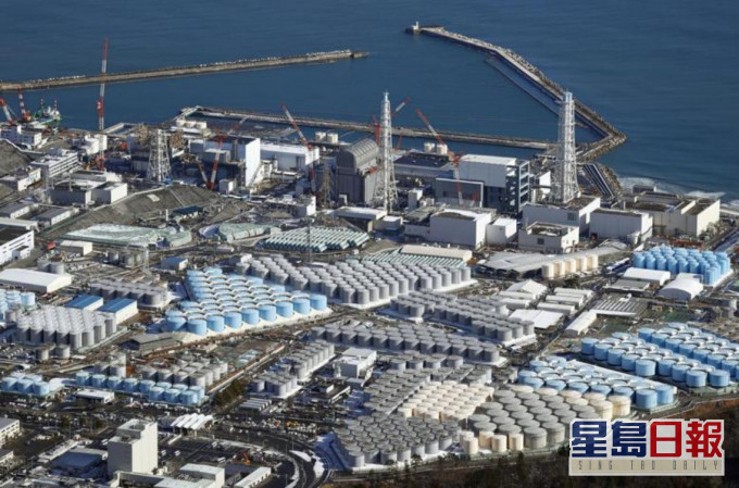 根據政府提供的資料,將會排放入大海洋的處理水,超過一百萬噸。AP