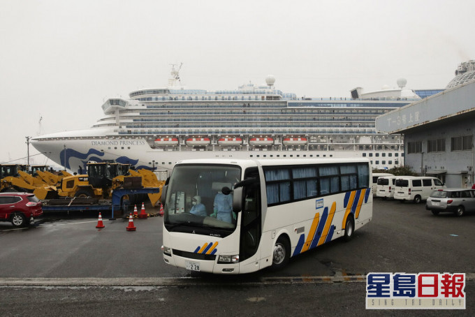 目前仍有70名鑽石公主號郵輪香港旅客。AP 資料圖片