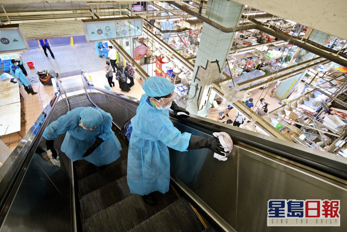 多位在街市及食肆工作的市民先後確診。資料圖片