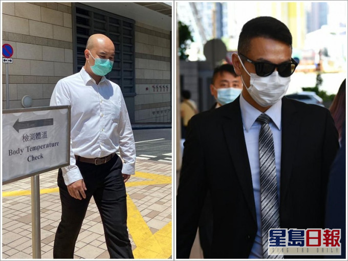 交警潘啟泰(左)及伍日溪。