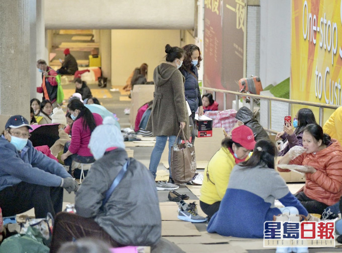 禁飛安排影響外傭來港工作。資料圖片