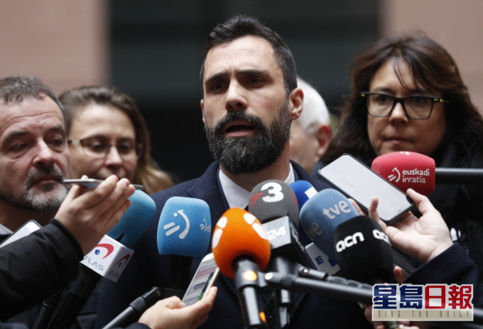 西班牙加泰羅尼亞自治區議會議長托倫特。AP