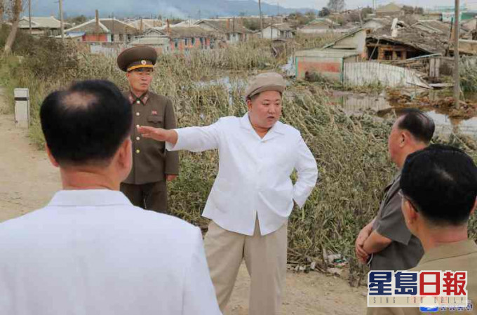 金正恩親自到咸鏡南道地區視察。AP