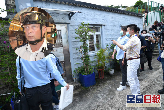 陶輝居住地61A號牌照屋涉嫌違例改建。資料圖片