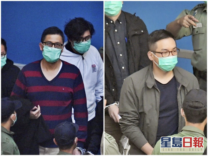林卓廷及楊岳橋今均無律師代表,並表示無保釋申請。資料圖片