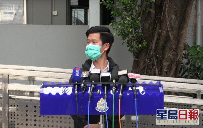 警方拘捕男子。警方FB截图