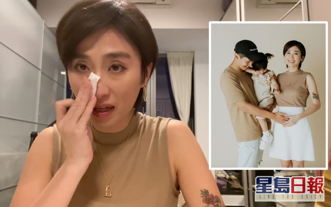 Leanna落淚親述再次喪子之痛,及貼上在做人工流產前「一家四口」去影的孕照。
