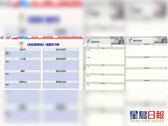 有內地傳媒經對比,兩本書的目錄完全一致。網圖