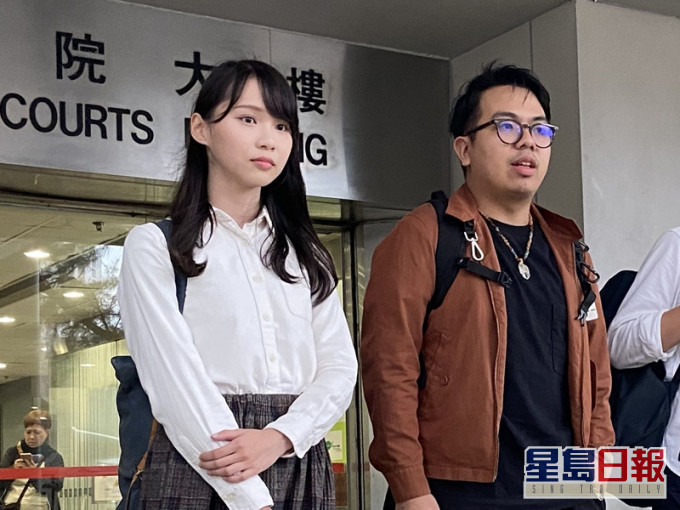 周庭(左)及林朗彥(右)決定撤銷保釋申請。資料圖片