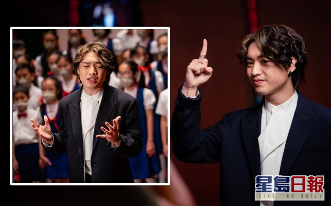 Jer首次與兒童合唱團合唱主題曲,一次過達成兩個願望。
