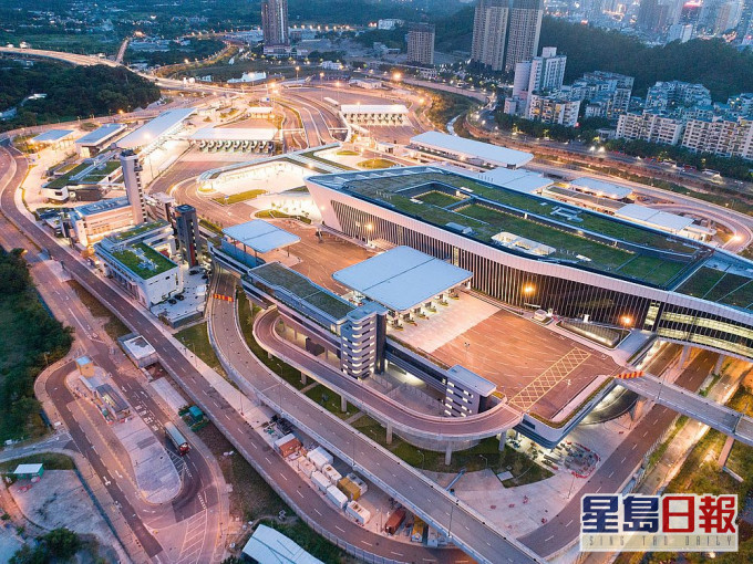 政府指,文錦渡物流走廊會提供便利通道連接香園圍邊境管制站。政府新聞處圖片