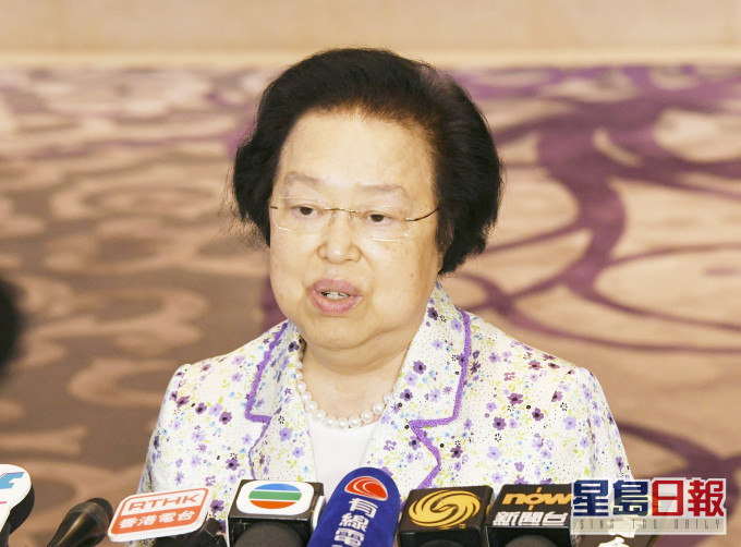 譚惠珠相信,中央不會將內地的法律機制照樣搬到香港實行。資料圖片