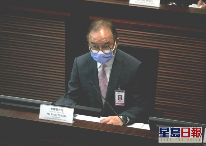 曾国衞表示,国安法并无减特区政府为《基本法》23条立法的责任。