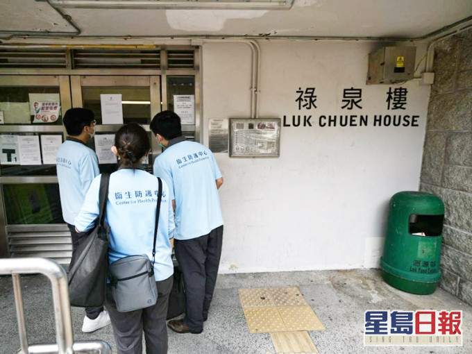 新確診男子居祿泉樓10號單位,與居12號單位的最早女患者相鄰。