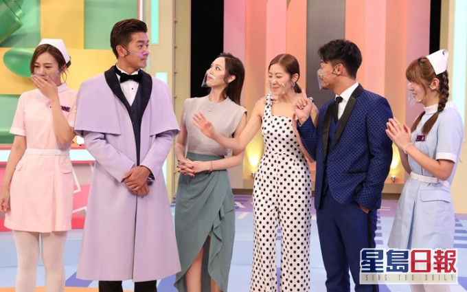 馮盈盈超誇張幾乎全程凸眼、