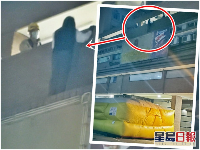 女事主危站檐篷位置。