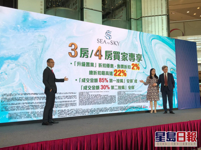 SEA TO SKY開價,折實呎價15823元。