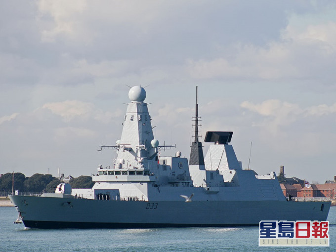 英國皇家海軍45型驅逐艦。網圖