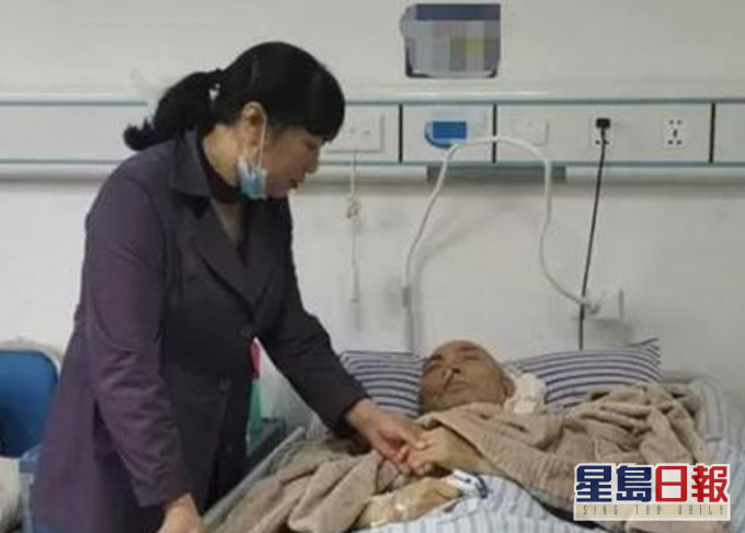 江西男子章新民疑因醫院手術失誤,變成植物人。網圖
