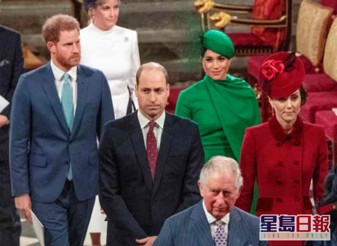 3月時哈里偕同梅根從回英國出席英聯邦日慶典。AP