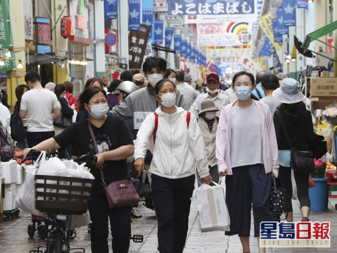 东京都疫情有回升迹象。AP