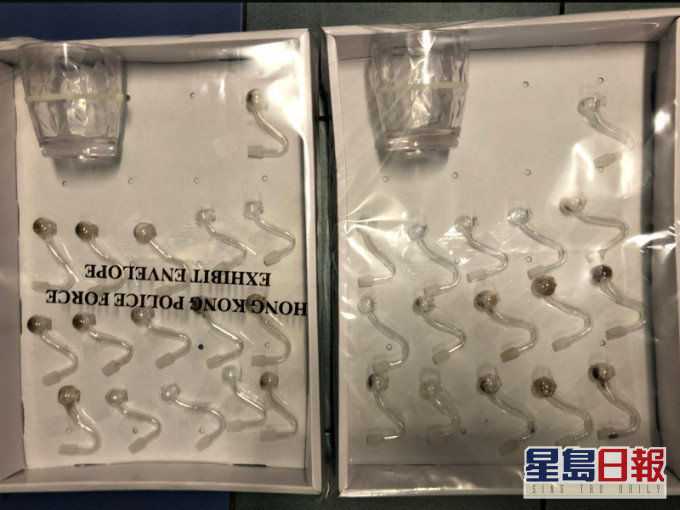 警方展示证物。资料图片
