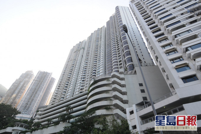 中半山豪宅花園台。資料圖片