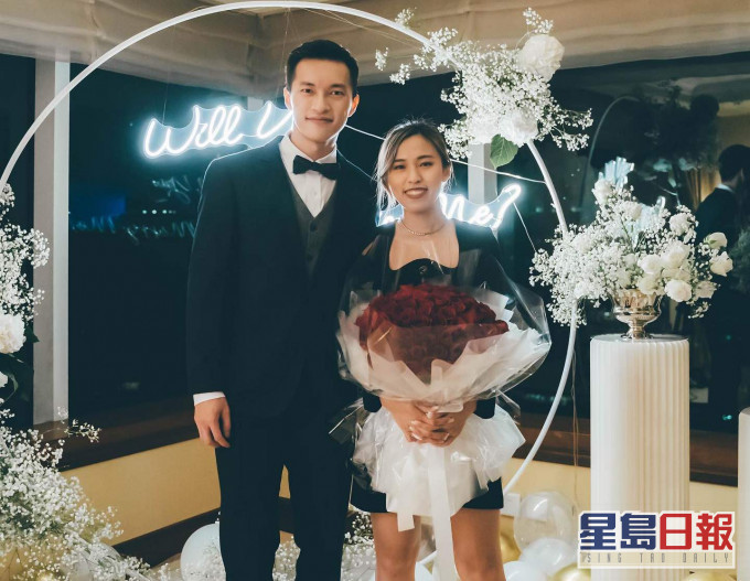 伍家朗成功求婚,準備踏入人生新階段。 伍家朗Facebook圖片