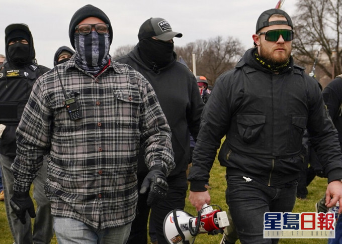 加拿大政府指驕傲男孩與年初美國國會被衝擊事件有關。AP資料圖片