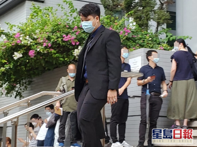 警員鄧國輝(音譯)。 陳子豪攝
