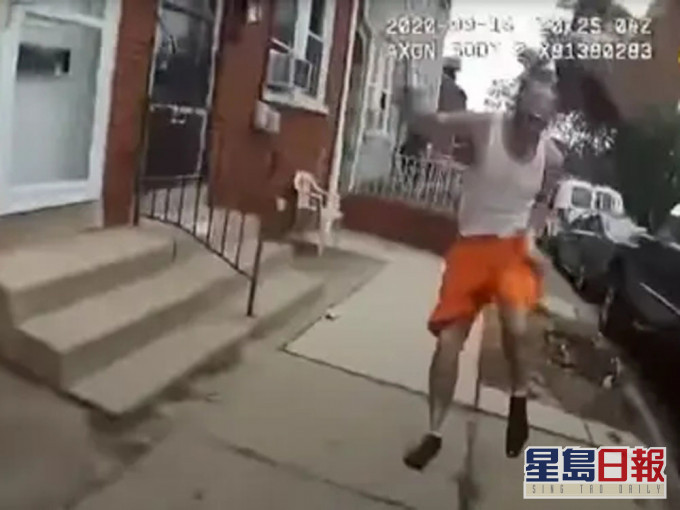 美國賓州警察向一名27歲的非裔男子連開數槍轟斃。(網圖)