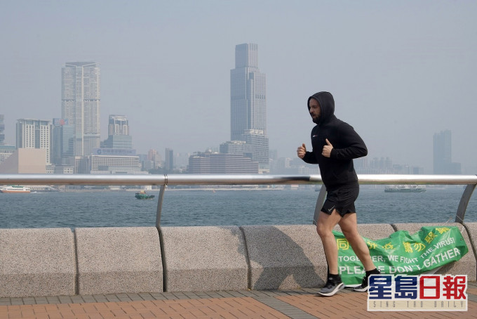 空氣質素健康指數達到高水平。資料圖片
