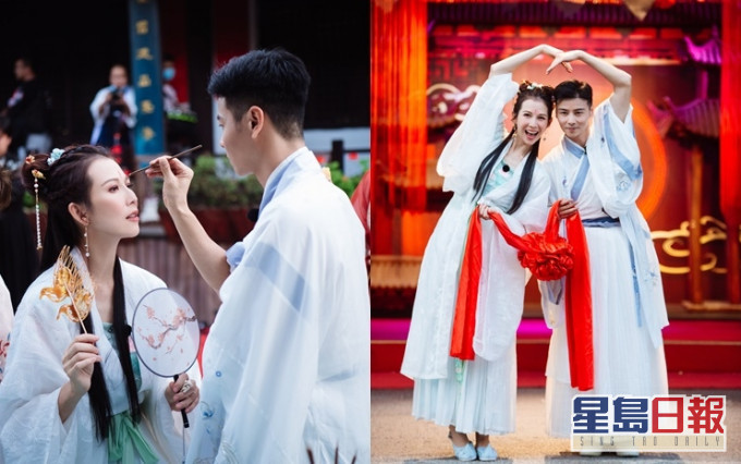 蔡少芬同老公上綜藝,每集都騷恩愛,也不停爆夫妻間秘密。