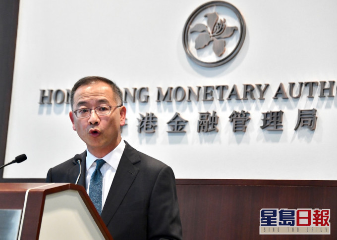 金管局總裁余偉文。資料圖片