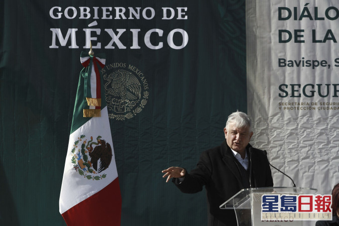 墨西哥總統奧夫拉多爾拒絕發出限制措施命令。 AP