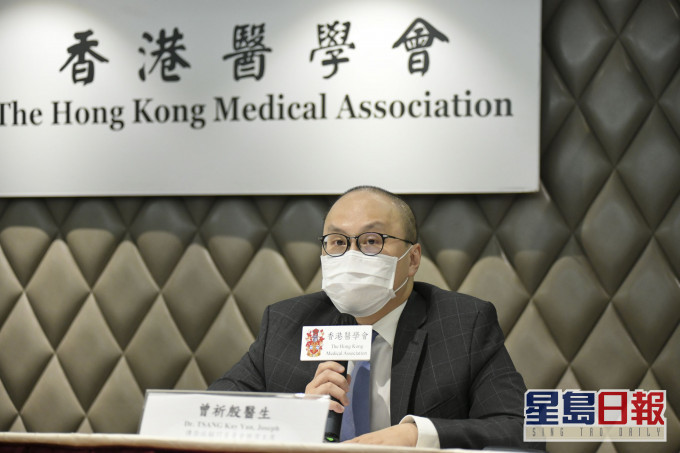 曾祈殷建議檢測中心以獨立負壓設施採樣。 資料圖片