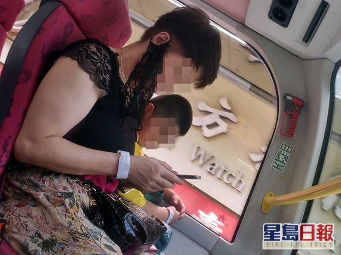 涉事女子及男童。FB圖片