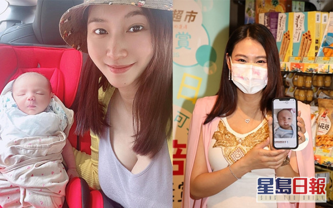 莊韻澄產後首度復工,她表示囝囝波子好大食,自己餵人奶負擔很大。