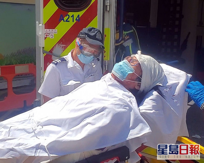 當日被告兒子頭部受傷送院。資料圖片