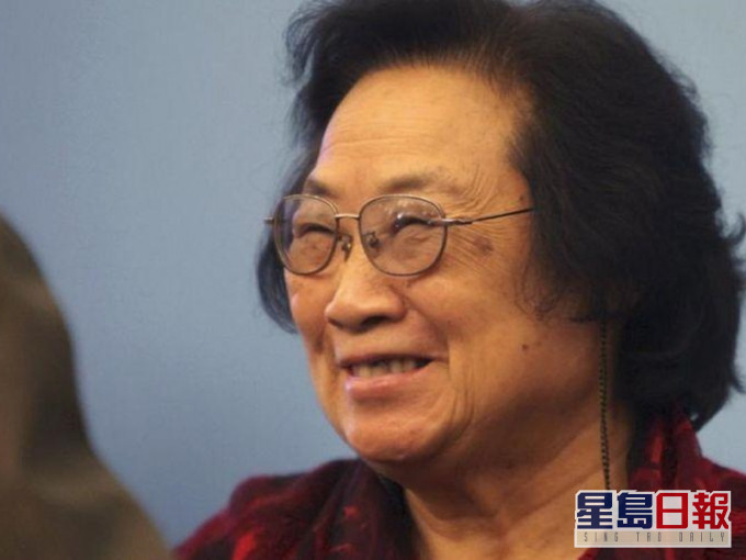 中国内地女科学家屠呦呦。