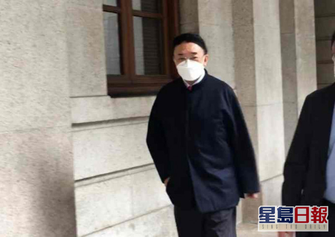 罗旭瑞离开法院。刘晓曦摄